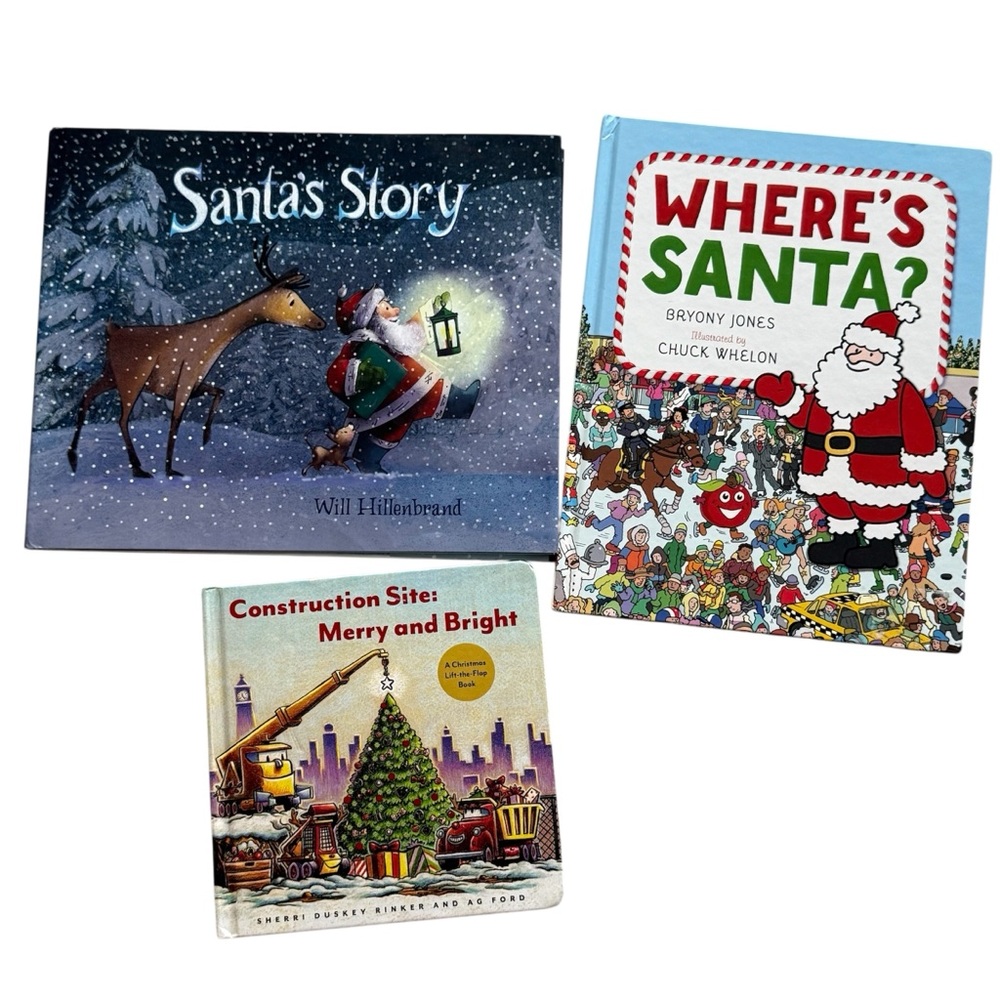 Christmas Themed Children's Books, set of 3 (G83)